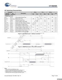CY14B256K-SP25XC Datasheet Page 17