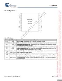 CY14E064L-SZ45XI Datasheet Page 2