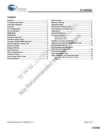 CY14E256L-SZ45XCT Datasheet Page 2