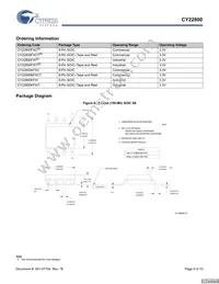 CY22800FXC-036A Datasheet Page 9