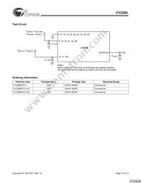 CY2280PVXC-11ST Datasheet Page 10