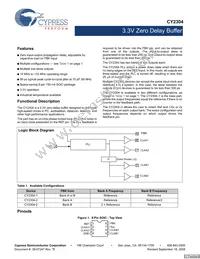 CY2304SI-1 Datasheet Cover