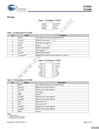 CY2305CSXA-1 Datasheet Page 2