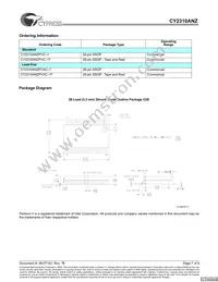 CY2310ANZPVXC-1T Datasheet Page 7