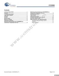 CY23S08ZXC-1HT Datasheet Page 2