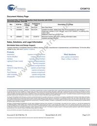 CY24713KSXCT Datasheet Page 5