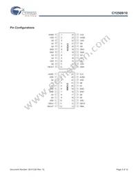 CY2510ZXC-1T Datasheet Page 3