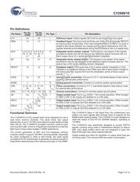 CY2510ZXC-1T Datasheet Page 4