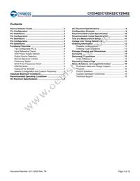 CY25422SXI-004 Datasheet Page 2