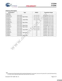 CY2544FIT Datasheet Page 9