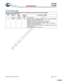 CY2544FIT Datasheet Page 11