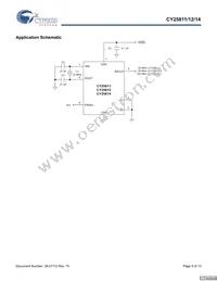 CY25811ZXCT Datasheet Page 9