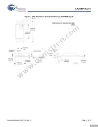 CY25811ZXCT Datasheet Page 11