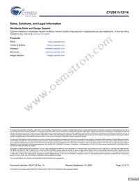 CY25811ZXCT Datasheet Page 13