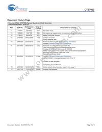 CY27020SXCT Datasheet Page 8