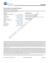 CY27020SXCT Datasheet Page 9