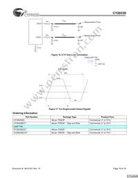 CY28339ZXCT Datasheet Page 16