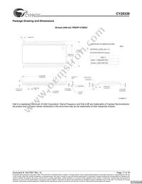 CY28339ZXCT Datasheet Page 17