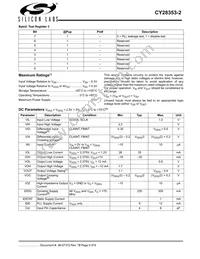 CY28353OXC-2T Datasheet Page 5