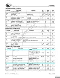 CY28372OXCT Datasheet Page 12