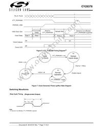 CY28378OXCT Datasheet Page 17