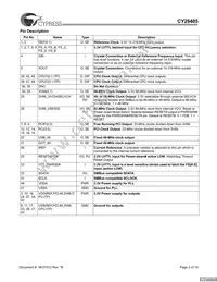 CY28405OXCT Datasheet Page 2
