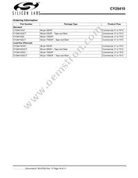 CY28410ZXCT Datasheet Page 16