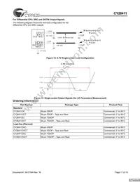 CY28411ZXCT Datasheet Page 17