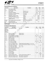 CY28411ZXCT Datasheet Page 13