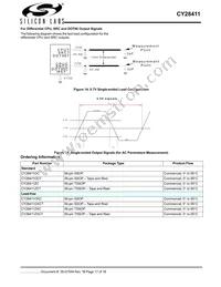 CY28411ZXCT Datasheet Page 17