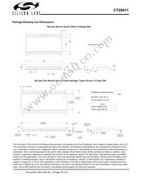 CY28411ZXCT Datasheet Page 18