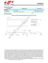 CY28442ZXC-2T Datasheet Page 19