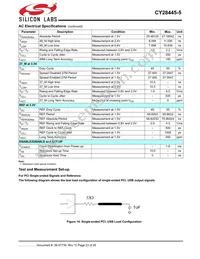 CY28445LFXC-5T Datasheet Page 23