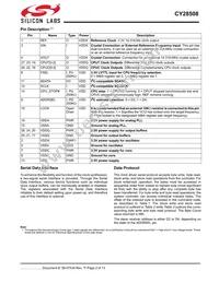 CY28508OXCT Datasheet Page 2