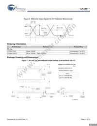 CY28517ZXCT Datasheet Page 11