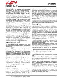 CY28551LFXC-3T Datasheet Page 14