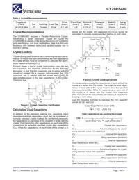 CY28RS480ZXCT Datasheet Page 7