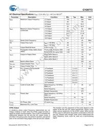 CY29773AXIT Datasheet Page 8