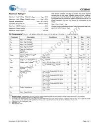CY29940AI Datasheet Page 2