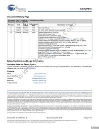 CY2DP818ZC Datasheet Page 7