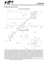 CY2SSTV857ZXI-32T Datasheet Page 8