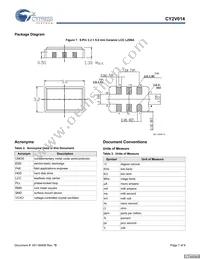 CY2V014FLXIT Datasheet Page 7