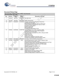 CY2XP24ZXCT Datasheet Page 11