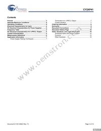 CY2XP41ZXCT Datasheet Page 2