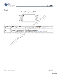 CY2XP41ZXCT Datasheet Page 3