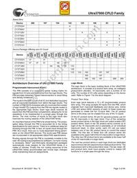 CY37512VP256-83BGC Datasheet Page 3