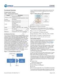 CY5137-1X07I Datasheet Page 4