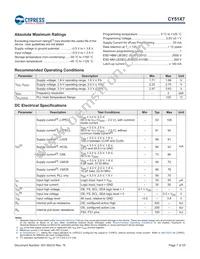 CY5137-1X07I Datasheet Page 7