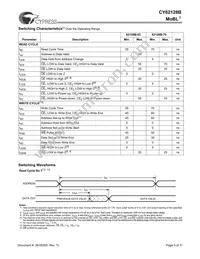 CY62128BLL-70ZXET Datasheet Page 5