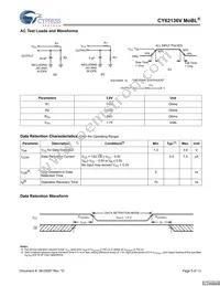 CY62136VLL-70ZSXET Datasheet Page 5